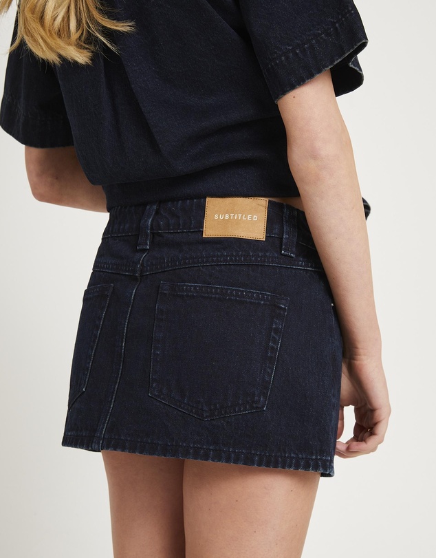 Subtitled - Tide Low Rise Mini Skirt