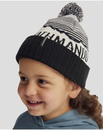 Kathmandu - Kids' Mountain Skies Pompom Beanie