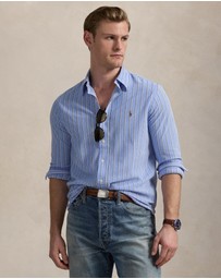 Polo Ralph Lauren - ICONIC EXCLUSIVE - Striped Knit Oxford Shirt