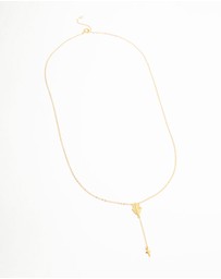 Lovisa - Gold Plated Sterling Silver Rosary Cross Necklace
