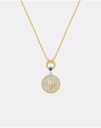 Ania Haie - Ania Haie Two-Tone Eight-Pointed Star Signet Necklace