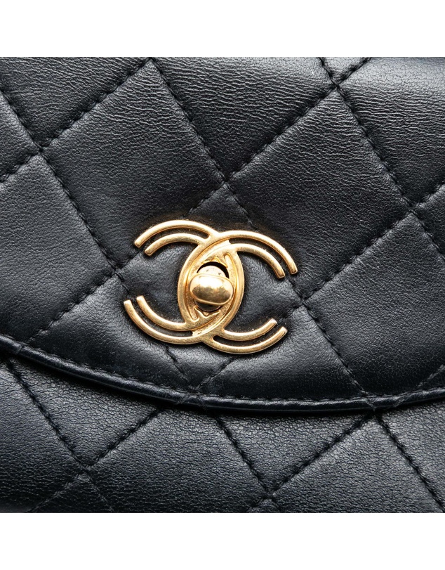 Pre-Loved by Azura Reborn - Pre-Loved Small Quilted Lambskin Trendy Spirit Top Handle Bag