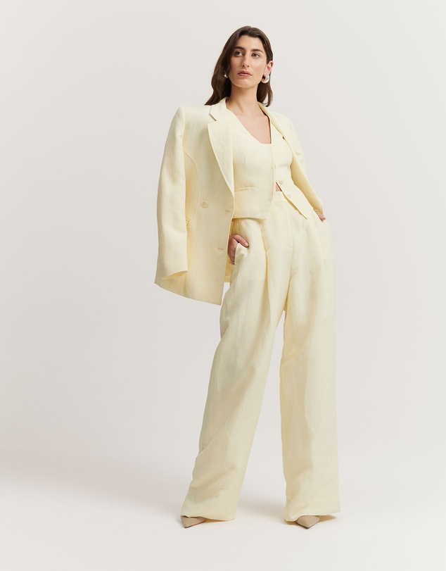 Country Road - Textured Pleat Pant