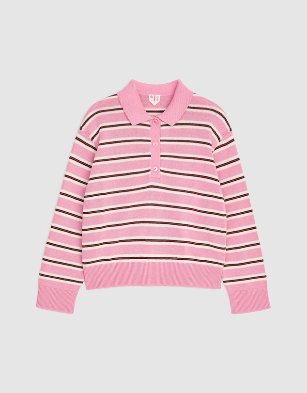 ARKET - Striped Polo Jumper - Kids-Teens