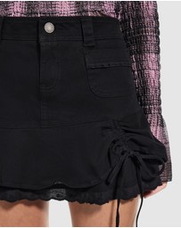 GUESS Originals - GUESS Originals Cargo Lace Mini Skirt