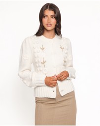 Petal & Pup - Cleo Floral Cardigan - Cream