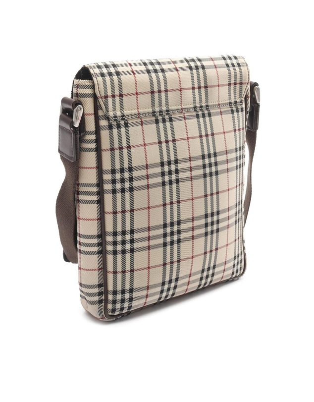 Pre-Loved by Azura Reborn - Pre-Loved Nova Check Coated Canvas Crossbody
