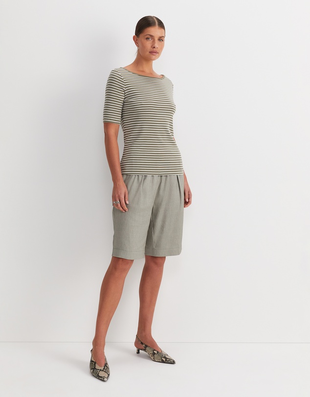 Sportscraft - Heidi Boat Neck Half Sleeve Tee