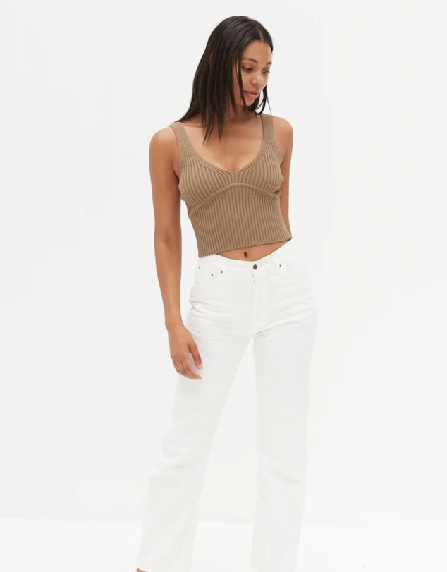 Style Addict - Knit Top - Khaki