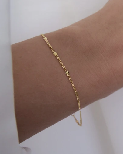 The Silver Collective - Sara Bracelet Gold