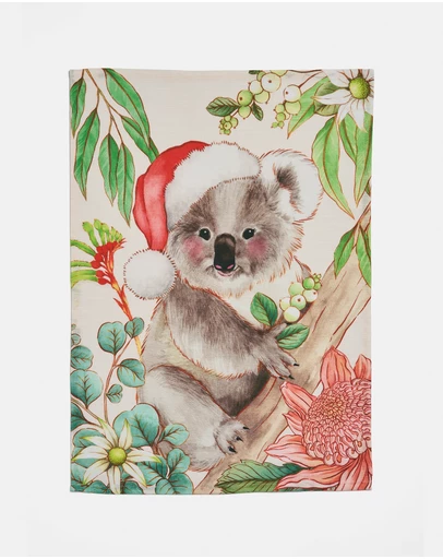 Linen House - Bush Christmas Koala Tea Towel