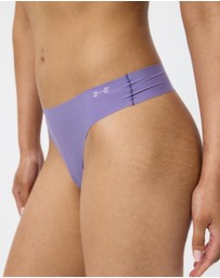 Under Armour - 3-Pack UA Pure Stretch No Show Thong