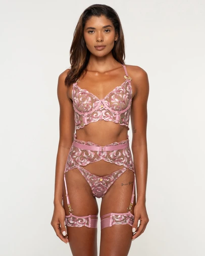One Empire - Ashlyn Pink Lingerie Set