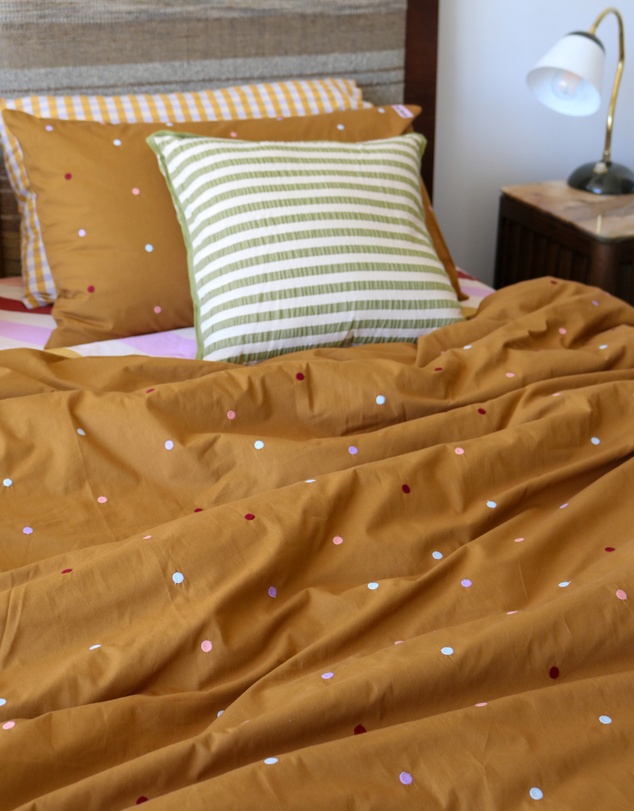 Mosey Me - Seersucker Stripe Cushion Cover