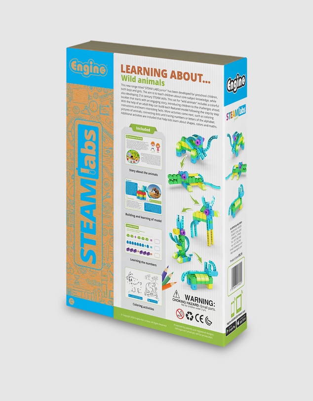 Engino - Engino - STEAMlabs - Learning about wild animals