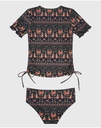 Aqua Blu Kids - Luxor Short Sleeve Rash Vest Set - Kids