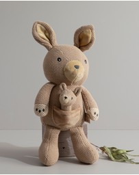 Living Textiles - Knitted Toy - Kylie the Kangaroo