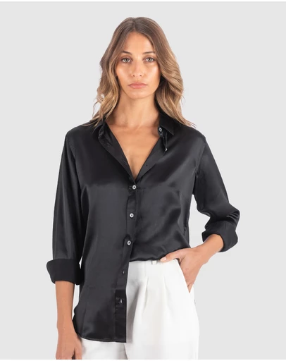 CAMIXA - Satin Silk Shirt