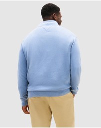 Tommy Hilfiger - Big & Tall Cashmere Half-Zip Jumper