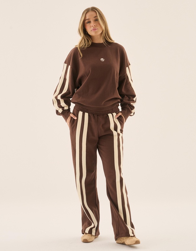 Araminta James - AJ Logo Stripe Trackpants