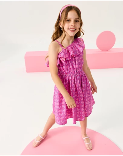 Rock Your Kid - Barbie Off The Shoulder Dress - Kids