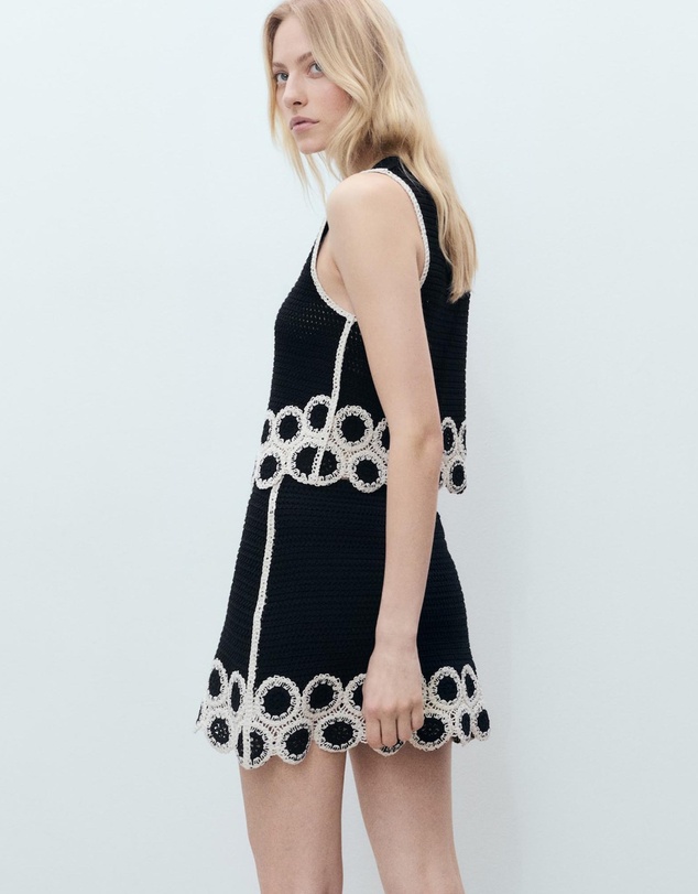 M.N.G - Ton Crochet Skirt