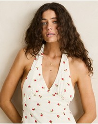 Rhythm - Mila Floral Halter Neck Maxi Dress