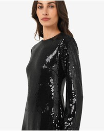 Forcast - Mimi Shift Sequin Dress