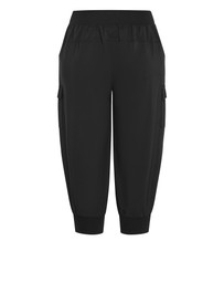 City Chic - Plus size Lea Crop Pant - black