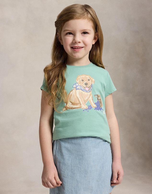 Polo Ralph Lauren - Dog-Print Cotton Jersey T-Shirt - Babies-Kids