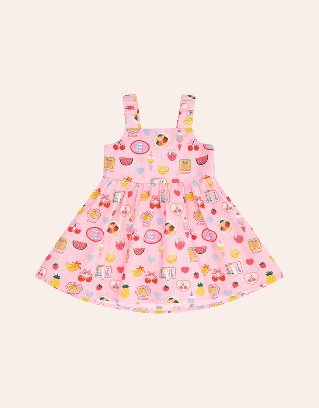 Huxbaby - Beach Club Paradise Tie Dress - ICONIC EXCLUSIVE - Babies-Teens