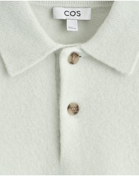 COS - Brushed-Wool Polo Shirt