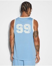 Ksubi - Clubhouse Pick Up Singlet Blue