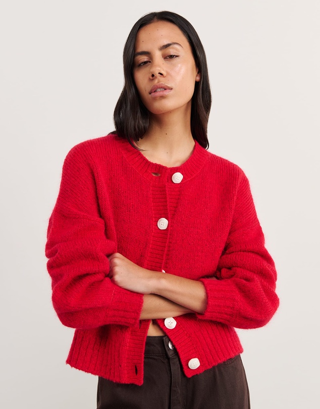 Jag - Lily Fluffy Knit Cardigan