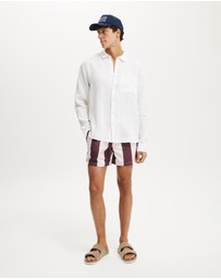 Cotton On - Relaxed Linen Long Sleeve Shirt