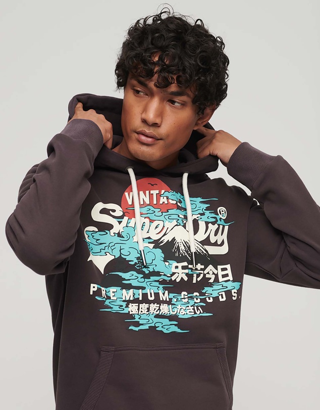 Superdry - Japanese Vintage Logo Graphic Hoodieie