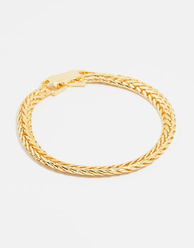 Lovisa - Gold Flat Wide Curb Chain Bracelet
