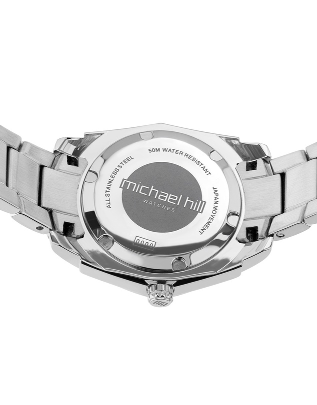 Michael Hill - Ladies Mother of Pearl Watch with 0.28 Carat TW of Diamonds in Stainless Steel