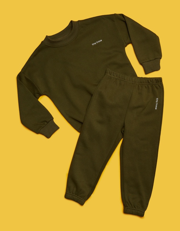 Tiny Trove - Woodie 3D Logo Tracksuit - Babies-Kids