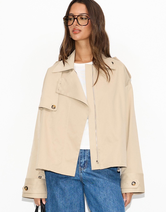 Dazie - Muse Trench Bomber Jacket