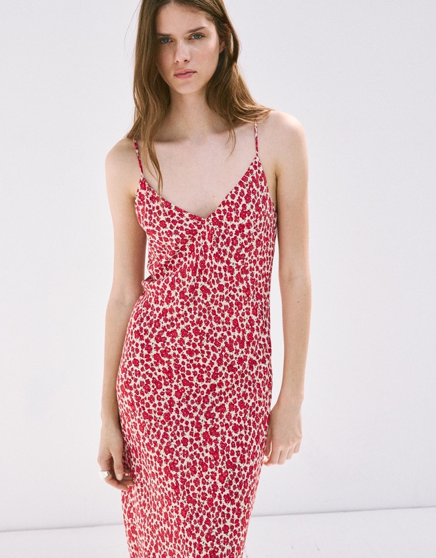 M.N.G - V-Neck Print Dress