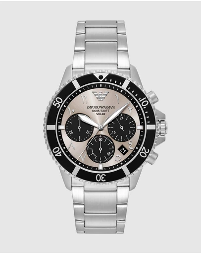 Emporio Armani - Silver Chronograph Watch