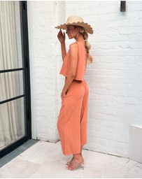 Esther & Co - Lighthouse Pants - Rust