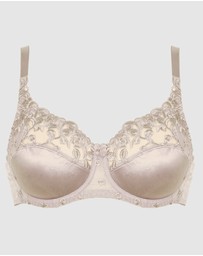 Naturana - Embroidered Underwired Balconette Bra