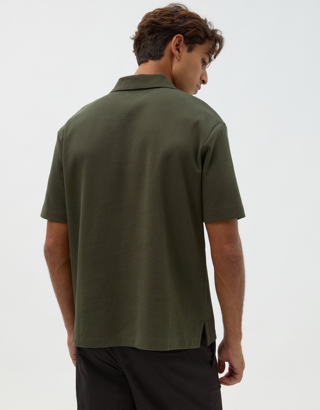 AERE - Relaxed Zip Polo
