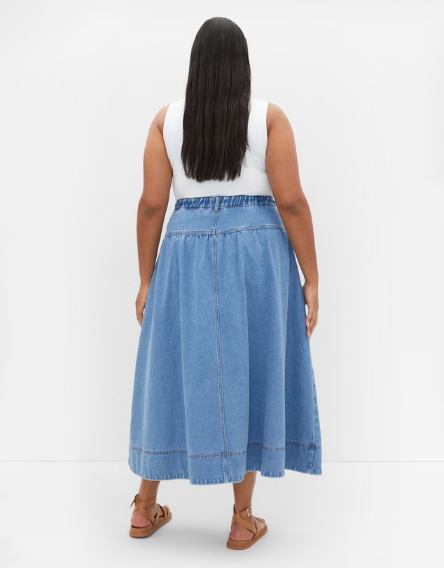 City Chic - Plus size Ally Tank Top - white