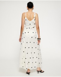 Lover - May Asymmetric Polka Dot Dress