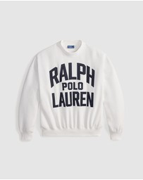 Polo Ralph Lauren - Satin Logo Fleece Crewneck Sweater