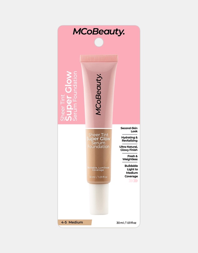 MCoBeauty - Sheer Tint Super Glow Serum Foundation - 4-5 (Medium)