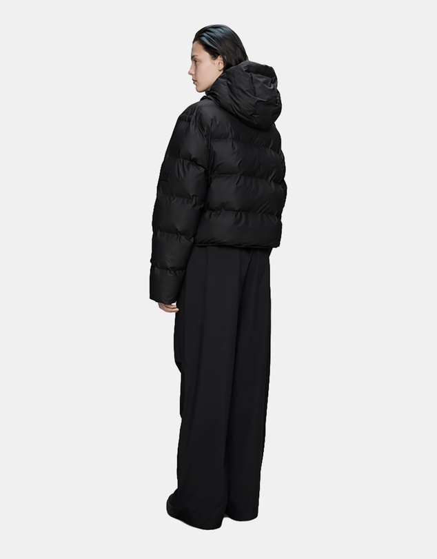 RAINS - Women's Alta Short Puffer Jacket Black